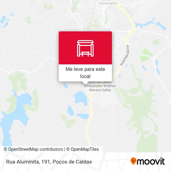 Rua Aluminita, 191 mapa