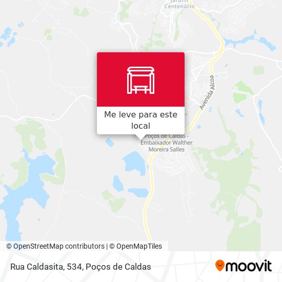 Rua Caldasita, 534 mapa