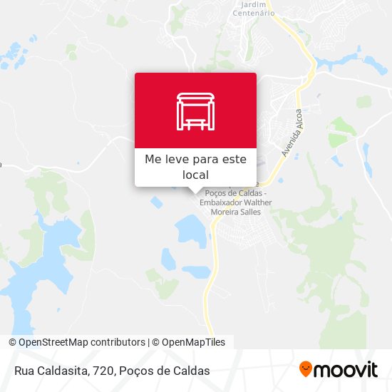 Rua Caldasita, 720 mapa