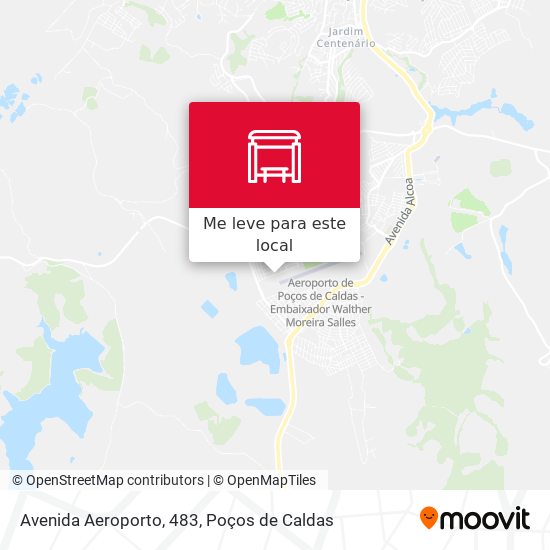 Avenida Aeroporto, 483 mapa