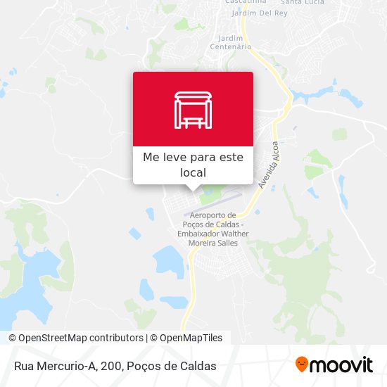 Rua Mercurio-A, 200 mapa