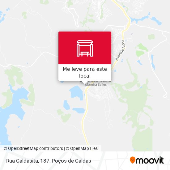 Rua Caldasita, 187 mapa