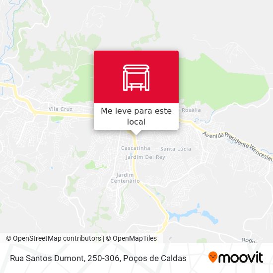 Rua Santos Dumont, 250-306 mapa