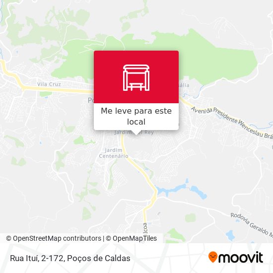Rua Ituí, 2-172 mapa