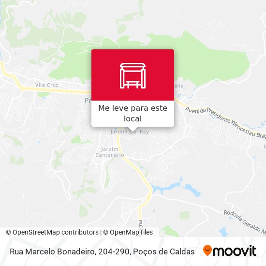 Rua Marcelo Bonadeiro, 204-290 mapa