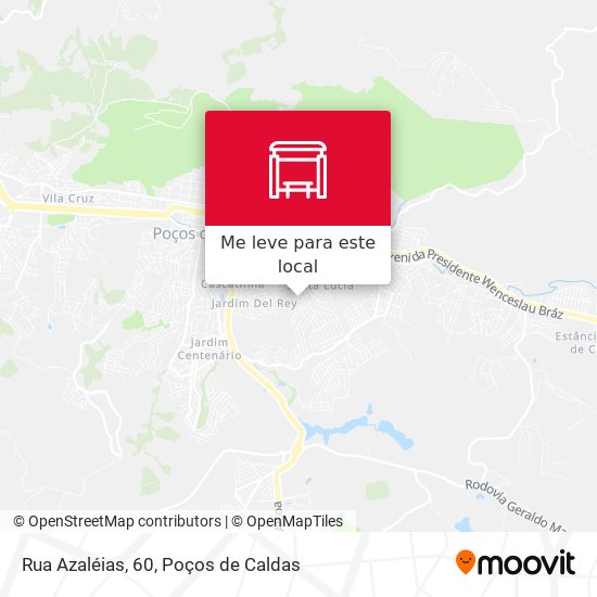 Rua Azaléias, 60 mapa
