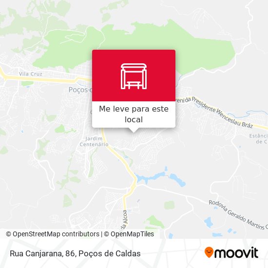 Rua Canjarana, 86 mapa
