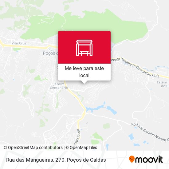Rua das Mangueiras, 270 mapa
