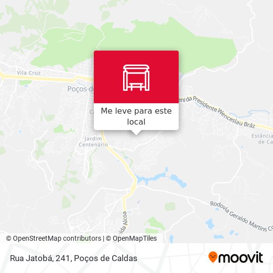 Rua Jatobá, 241 mapa