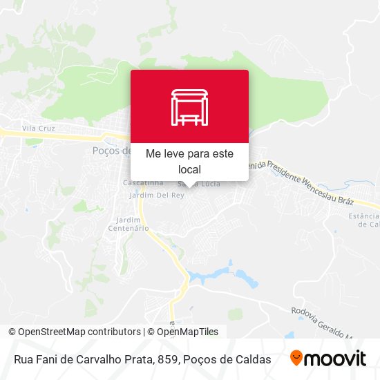 Rua Fani de Carvalho Prata, 859 mapa