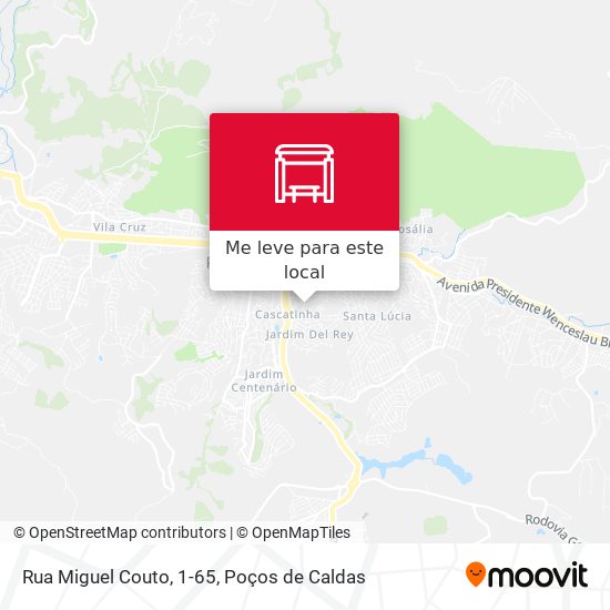Rua Miguel Couto, 1-65 mapa