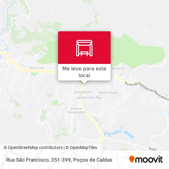 Rua São Francisco, 351-399 mapa