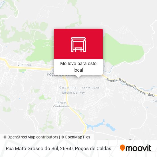 Rua Mato Grosso do Sul, 26-60 mapa