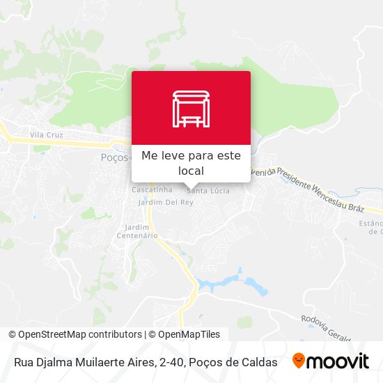 Rua Djalma Muilaerte Aires, 2-40 mapa
