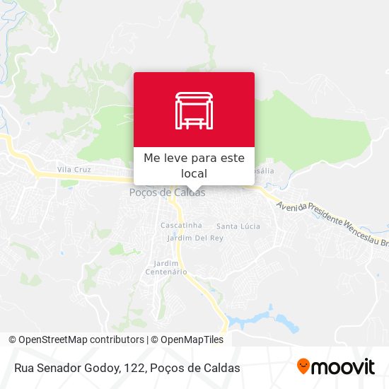 Rua Senador Godoy, 122 mapa