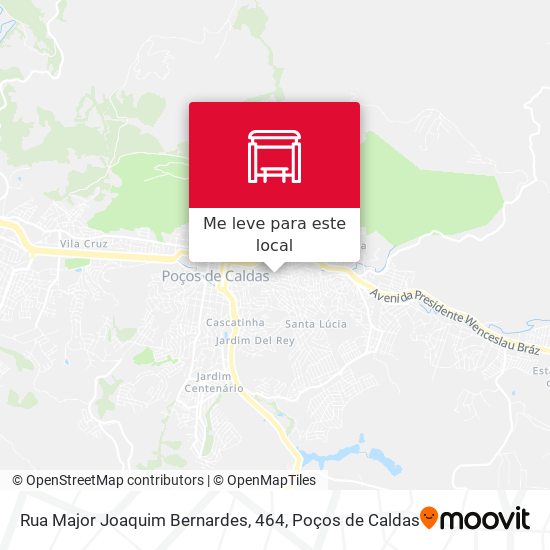 Rua Major Joaquim Bernardes, 464 mapa