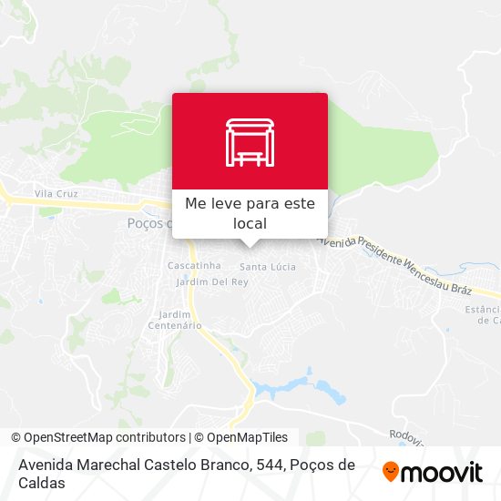 Avenida Marechal Castelo Branco, 544 mapa