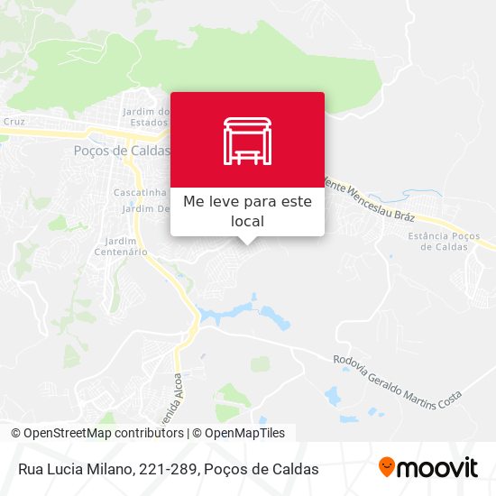 Rua Lucia Milano, 221-289 mapa