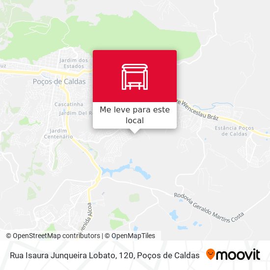 Rua Isaura Junqueira Lobato, 120 mapa