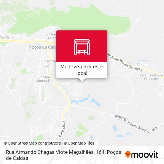 Rua Armando Chagas Viote Magalhães, 164 mapa