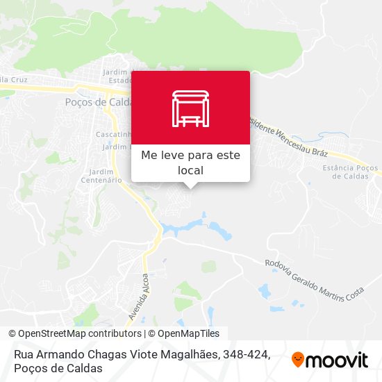 Rua Armando Chagas Viote Magalhães, 348-424 mapa