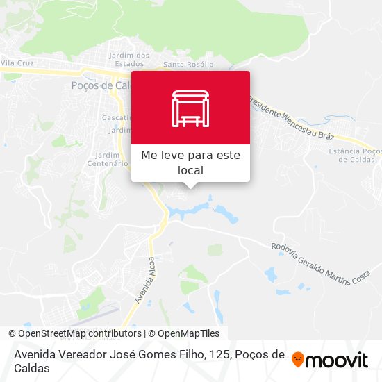 Avenida Vereador José Gomes Filho, 125 mapa
