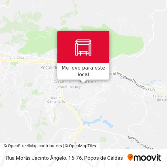 Rua Morás Jacinto Ângelo, 16-76 mapa