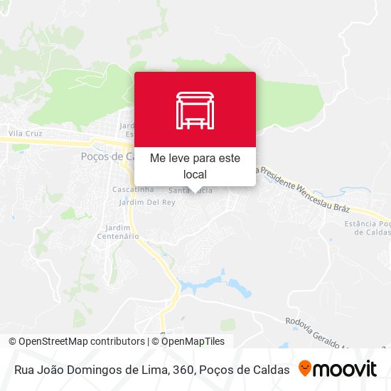 Rua João Domingos de Lima, 360 mapa