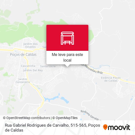 Rua Gabriel Rodrigues de Carvalho, 515-565 mapa