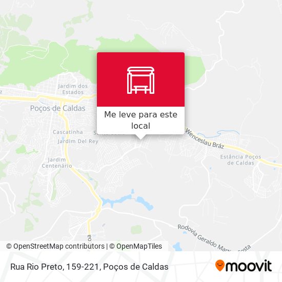 Rua Rio Preto, 159-221 mapa