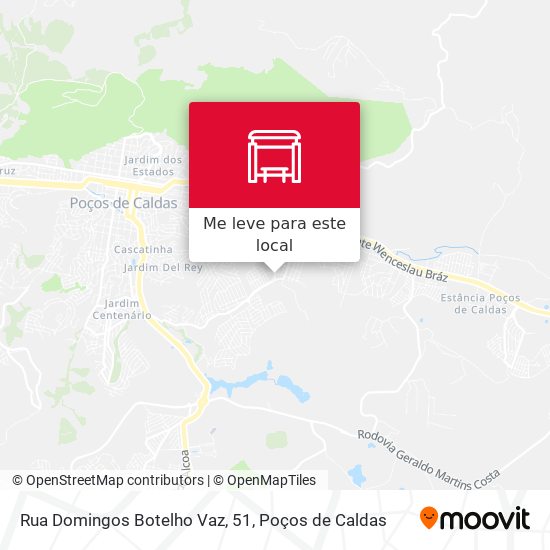 Rua Domingos Botelho Vaz, 51 mapa