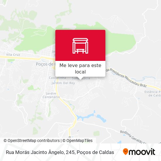 Rua Morás Jacinto Ângelo, 245 mapa