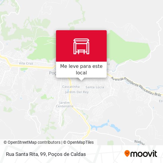 Rua Santa Rita, 99 mapa