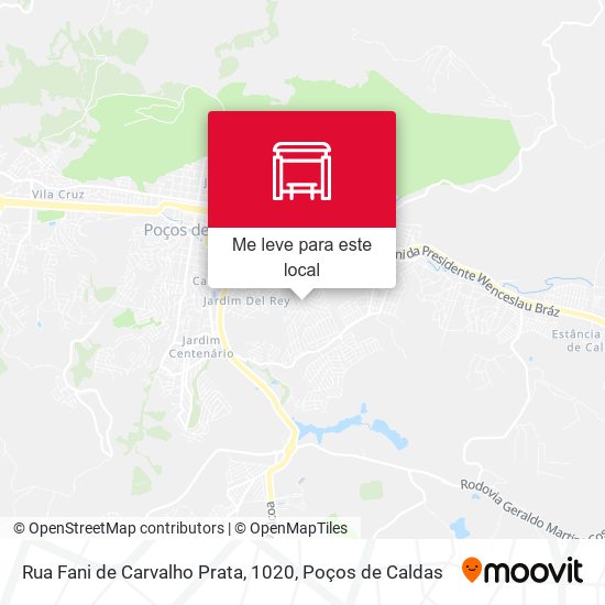 Rua Fani de Carvalho Prata, 1020 mapa