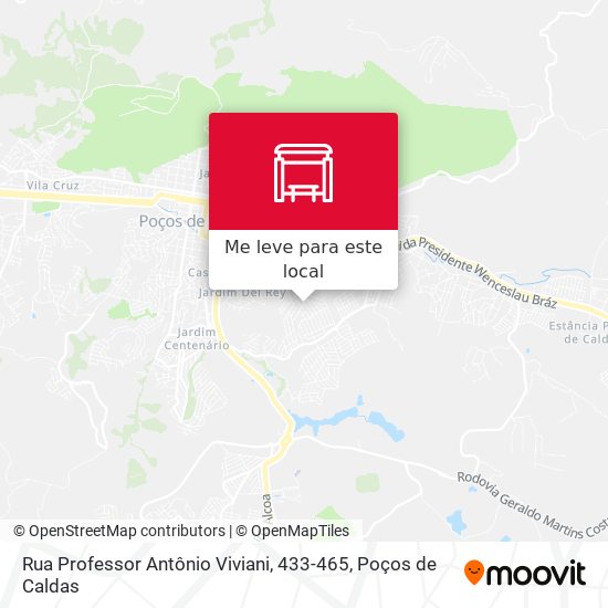 Rua Professor Antônio Viviani, 433-465 mapa