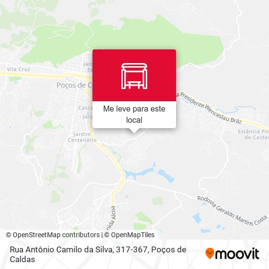 Rua Antônio Camilo da Silva, 317-367 mapa