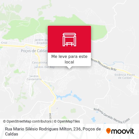Rua Mario Silésio Rodrigues Milton, 236 mapa