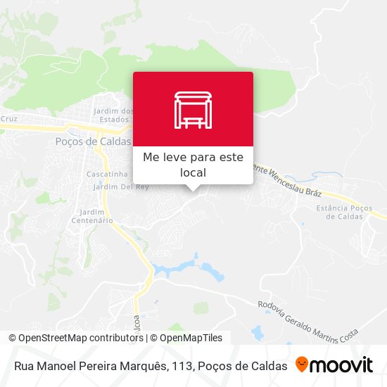 Rua Manoel Pereira Marquês, 113 mapa