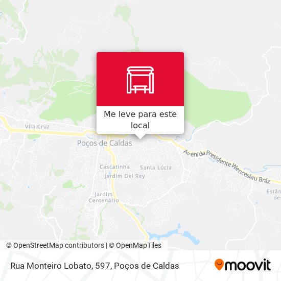 Rua Monteiro Lobato, 597 mapa