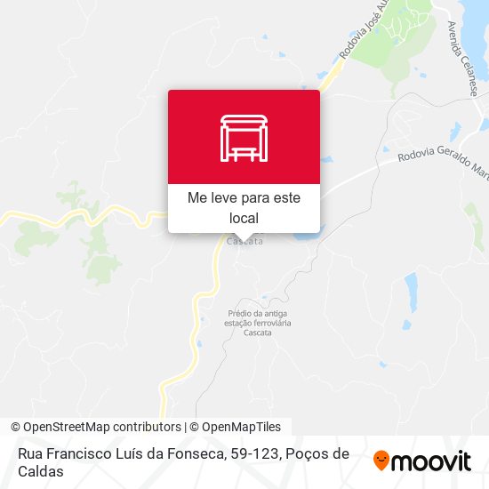 Rua Francisco Luís da Fonseca, 59-123 mapa