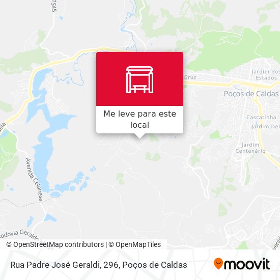 Rua Padre José Geraldi, 296 mapa