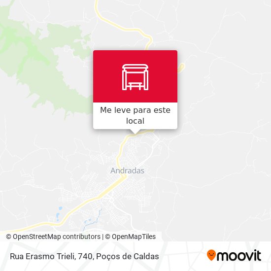 Rua Erasmo Trieli, 740 mapa