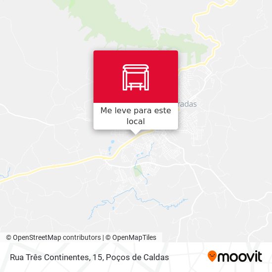 Rua Três Continentes, 15 mapa