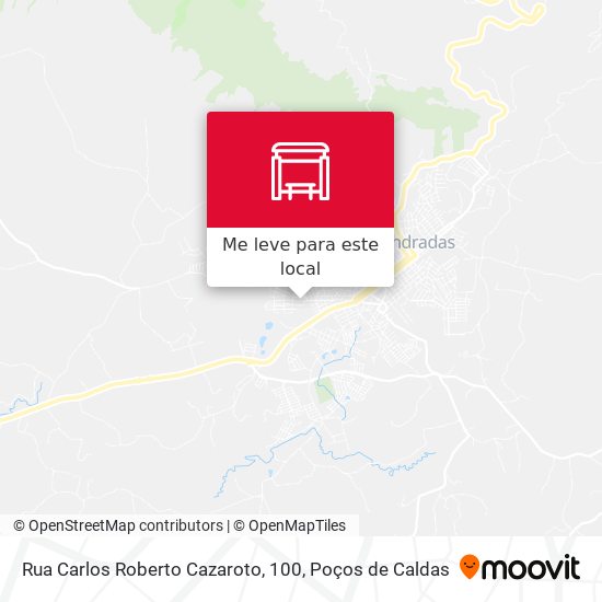 Rua Carlos Roberto Cazaroto, 100 mapa