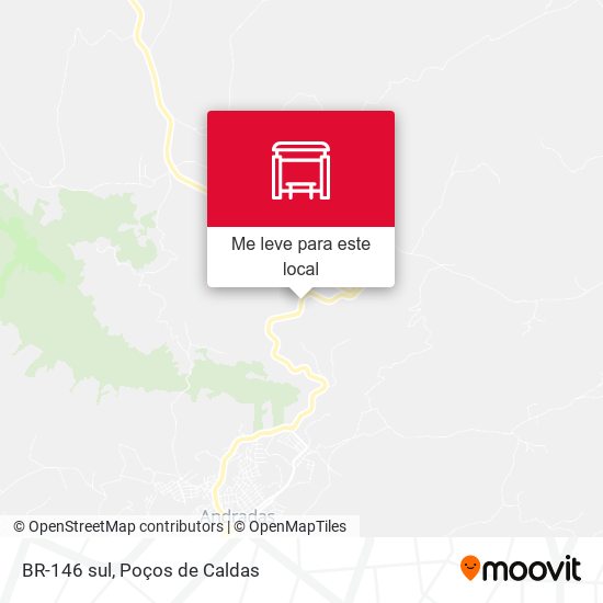 BR-146 sul mapa