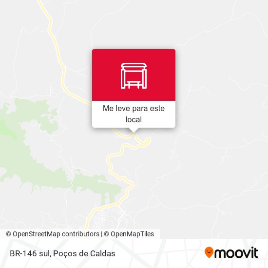 BR-146 sul mapa