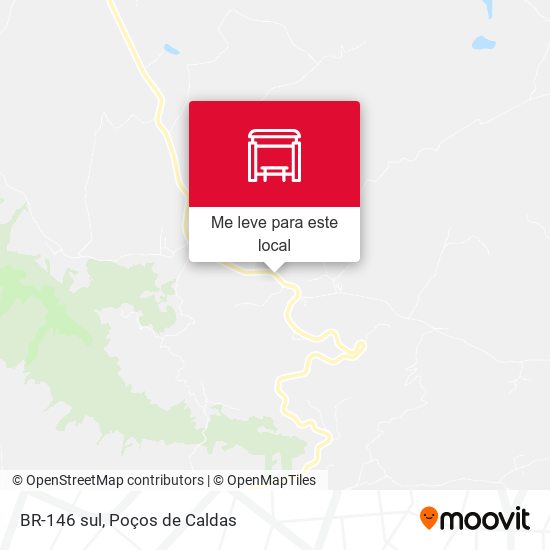 BR-146 sul mapa