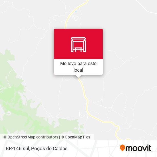 BR-146 sul mapa