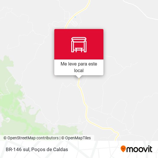 BR-146 sul mapa