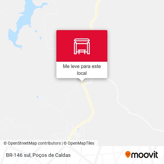 BR-146 sul mapa